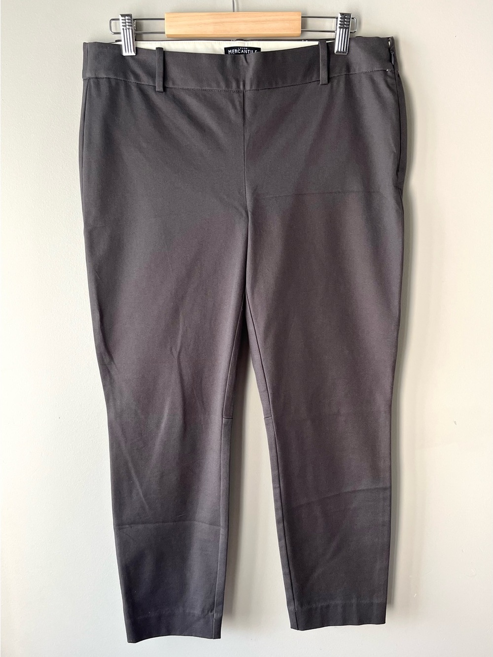 J. Crew Mercantile Charcoal Ankle Dress Pants Women's Size 10 - Business Casual
